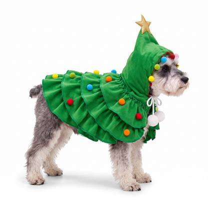 Christmas Tree Costume for Small Dogs & Cats